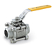 General Purpose Three Piece Ball Valves,3 pc,V-105MB, 3 Piece Ball Valves, Full Bore,ISO Mounted,1000/800 psi
